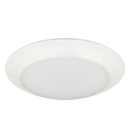 Designers Fountain 8 inch 2700K White Integrated LED Recessed Surface Mounted Disk Light Trim EVDSK81825CWH27